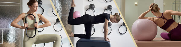 Ženy cvičící pilates