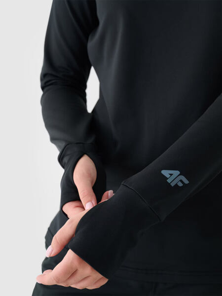 Černá funkční mikina 4F